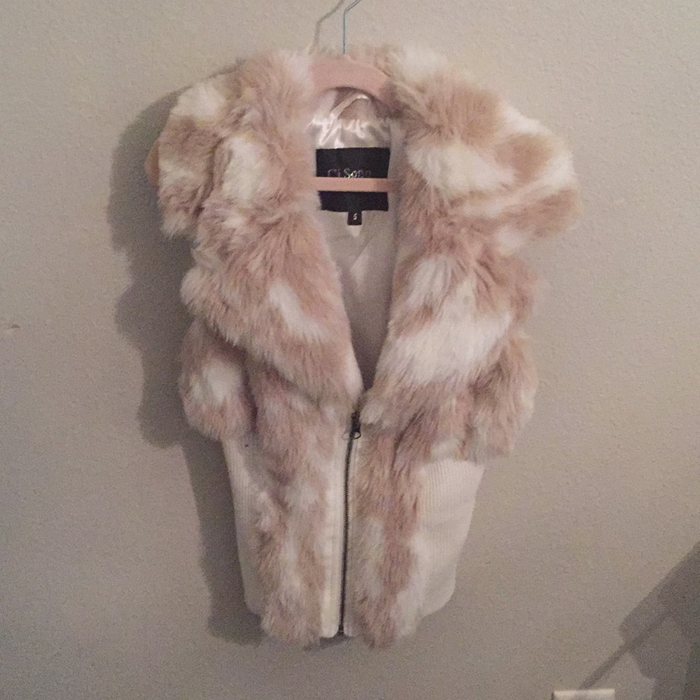 Cute warm vest for juniors
